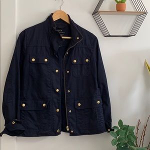 Jcrew Navy Blue Downtown XS Field military Jacket